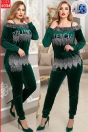 ⁦بيجامه قطيفة ستراث | كود 4034⁩ - الصورة ⁦12⁩