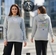 ⁦سويتشرت حريمي ميلتون قطن ضد الوبرة | كود 3024⁩ - الصورة ⁦3⁩