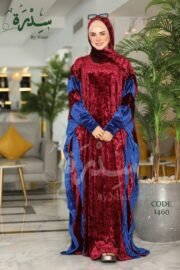 ⁦ملحفة بطرحة جنجا خليجي تركيب (كود: 6178)⁩ - الصورة ⁦2⁩