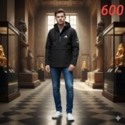 ⁦جاكيت رجالي بكابيشو (كود: 600)⁩ - الصورة ⁦5⁩