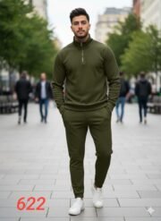 ⁦ترنج نص سوسته مارسيليا فول ليكرا قطن | كود 622⁩ - الصورة ⁦7⁩