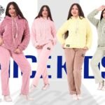 بيجاما محير بناتي تيشرت شيروبا مستورد بنطال قطيفة  مستورد وشين