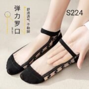 ⁦سوكت شيفون اسود فيونكه🎀/جمله 12 قطعه⁩ - الصورة ⁦9⁩