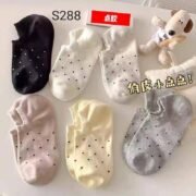 سوكت حريمى منقط❤️/جمله 12 قطعه