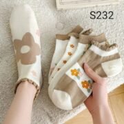 ⁦سوكت حريمى ورده 🌸/جمله 12 قطعه⁩ - الصورة ⁦2⁩