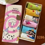 ⁦سوكت حريمى كارتون 🧝‍♂️/جمله 12 قطعه⁩ - الصورة ⁦9⁩