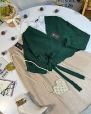 ⁦طقم قطعتين بلوزه لف⁩ - الصورة ⁦4⁩