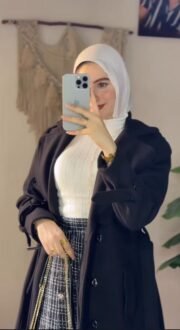 ⁦طقم  2قطعه جيبه وبلطو طويل⁩ - الصورة ⁦3⁩