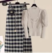 طقم قطعتين جيبه وبلوزه