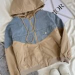 جاكت مبطن دبل فيس ف جينز كابتشوه  2جيب