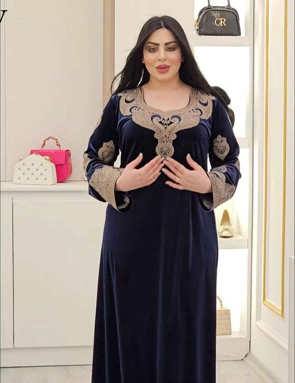 240156bc-9f5b-4021-b07a-70efc4784123 عباية تطريز تركي | كود 6227 - الصورة 1