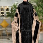 ملحفة بطرحة جنجا خليجي تركيب (كود: 6178)