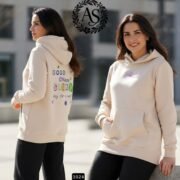 سويتشرت حريمي ميلتون قطن ضد الوبرة | كود 3024