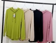 ⁦سويتشرت حريمي قطيفة مضلع وشين | كود 3028⁩ - الصورة ⁦8⁩