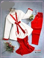 ⁦طقم الدلع كامل قطيفة بولر وشين (كود: 638⁩ - الصورة ⁦8⁩