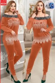 ⁦بيجامه قطيفة ستراث | كود 4034⁩ - الصورة ⁦9⁩