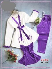 ⁦طقم الدلع كامل قطيفة بولر وشين (كود: 638⁩ - الصورة ⁦7⁩