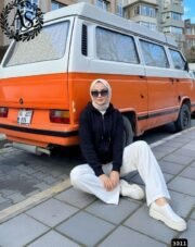 ⁦سويتشرت حريمي ميلتون قطن ضد الوبرة | كود 3011⁩ - الصورة ⁦4⁩