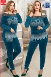 ⁦بيجامه قطيفة ستراث | كود 4034⁩ - الصورة ⁦10⁩