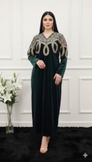 ⁦عباية تطريز تركي | كود 6226⁩ - الصورة ⁦5⁩