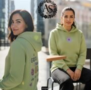 ⁦سويتشرت حريمي ميلتون قطن ضد الوبرة | كود 3024⁩ - الصورة ⁦4⁩