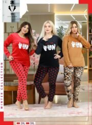 ترنج قطيفة هايدي مبطن وشين | تطريز يدوي بارز