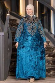 ⁦عباية تطريز تركي | كود 6233⁩ - الصورة ⁦2⁩