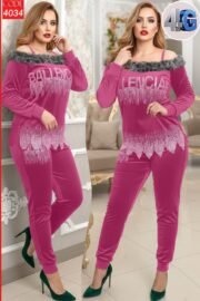 ⁦بيجامه قطيفة ستراث | كود 4034⁩ - الصورة ⁦6⁩