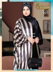 ⁦عباية استقبال قطيفة مستوردة | كود 105⁩ - الصورة ⁦2⁩