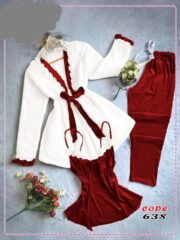 ⁦طقم الدلع كامل قطيفة بولر وشين (كود: 638⁩ - الصورة ⁦5⁩