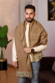 ⁦شال رجالي جوخ سادة⁩ - الصورة ⁦3⁩