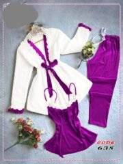 ⁦طقم الدلع كامل قطيفة بولر وشين (كود: 638⁩ - الصورة ⁦3⁩