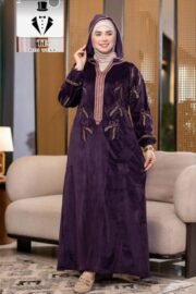 ⁦عبايه قطيفة هايدي 77⁩ - الصورة ⁦5⁩