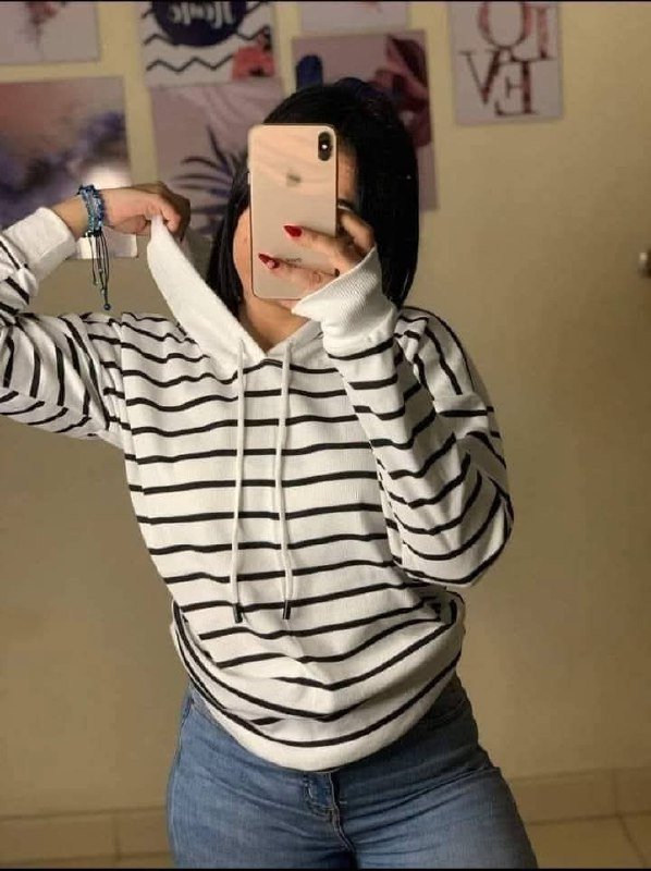 c211efd8-6799-4cd0-be87-a0a628e38759 سويتشرت مقلم قطن ديربي مضلع - الصورة 1