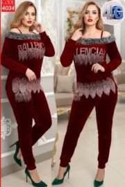 بيجامه قطيفة ستراث | كود 4034