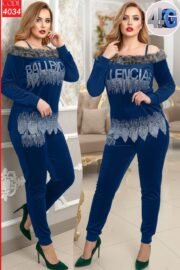⁦بيجامه قطيفة ستراث | كود 4034⁩ - الصورة ⁦4⁩
