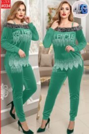 ⁦بيجامه قطيفة ستراث | كود 4034⁩ - الصورة ⁦3⁩