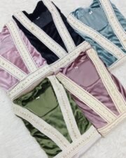 ⁦عباية استقبال جنجا تركيا تركيب كلف هندي | كود 6211⁩ - الصورة ⁦5⁩