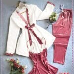 طقم الدلع كامل قطيفة بولر وشين (كود: 638