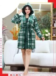 ⁦روب بل قميص قطيفة هايدي مبطن وشين | موديل عملي⁩ - الصورة ⁦4⁩