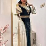 عباية استقبال حزام خارجي خليجي – موديل شتوي (كود: 6146)