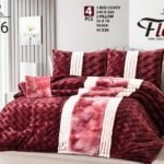 لحاف فرو4قطع تحفه فلورا كود R356