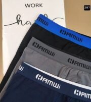 ⁦دبوكسر HAMWI رجالي قطن ليكرا/ جمله 12 قطعه⁩ - الصورة ⁦3⁩