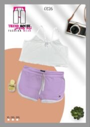 ⁦طقم شورت حريمي تحفة///الدسته 12 قطعه جمله⁩ - الصورة ⁦5⁩