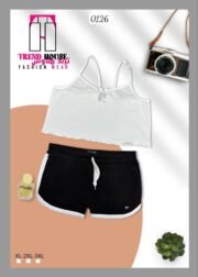 ⁦طقم شورت حريمي تحفة///الدسته 12 قطعه جمله⁩ - الصورة ⁦4⁩