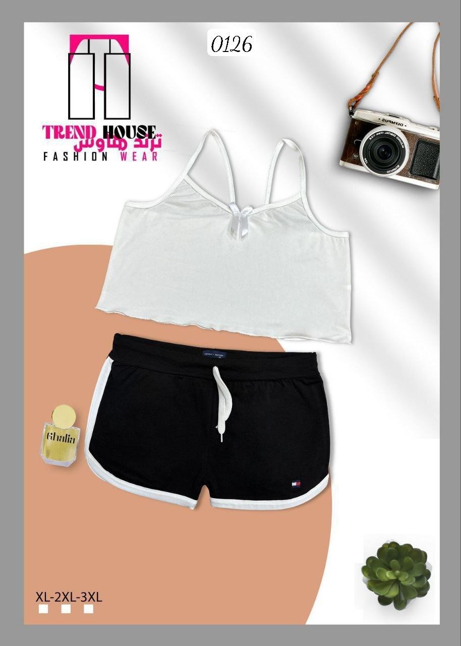 photo_2025-12-24_23-52-13 طقم شورت حريمي تحفة///الدسته 12 قطعه جمله - الصورة 1