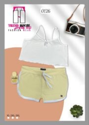 ⁦طقم شورت حريمي تحفة///الدسته 12 قطعه جمله⁩ - الصورة ⁦2⁩